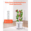 VEVOR Hydroponic Growing System, 30 Pods Vertical 6 Tiers Hydroponic Tower, Home Hydronic Garden with Water Pump & Timer, Water Circulation Plants Germination Kit for Indoor Herbs Fruits & Vegetables