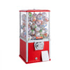 VEVOR Gumball Machine for Kids, 21" Height Home Vending Machine, PS Bouncy Balls Dispenser, Hold 180 Capsule Toys, Rectangle Bubble Gum Machine for Game Stores, Coin Operated Gumball Bank, Red
