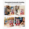 VEVOR Gumball Machine, 21 inch Height Candy Vending Machine Dispenser, 25-Cent Vending Machines for Shopping Malls, Supermarkets, Amusement Parks, Arcades, Holds Up to 180 1.77 inch Spherical Candies