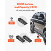 VEVOR Car Ramps, 2 PCS 16000 lbs GVW Capacity, 6.7 in Lift Height, Portable High Profile Car Service Ramps for Home Garage Maintenance and Oil Changes, Heavy Duty for Truck SUV Vehicle Repair, Black