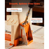 VEVOR Pocket Hole Jig Kit, 1/2 to 1-1/2 in Adjustable, Jig Pocket Hole System with Toolcase, C-Clamp, Step Drill, Hex Wrench, Drill Stop Ring, Square Drive Bit, Reinforced Metal Frame, for Woodworking