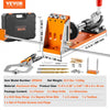 VEVOR Pocket Hole Jig Kit, 34 Pcs Pocket Hole Jig System with 11" C-clamp,  Fixture, Step Drills, Wrenches, Drill Stop Rings, Square Drive Bits, Toolbox, Adjustable, for DIY Carpentry Projects