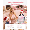 VEVOR Cotton Candy Machine Commercial, 1000W Electric Candy Floss Maker, Easy Use with 15 inch Stainless Steel Bowl and Sugar Scoop, Makes Hard Candy for Home Kids Birthday, Family Party, Pink