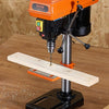 VEVOR 8 in Benchtop Drill Press, 2.5A Induction Motor, Tabletop Drilling Machine with 620 / 1140 / 1740 / 2340 / 3100 RPM Adjustable Speed, 0-45° Tilting Worktable, LED Work Light, for Wood Metal