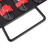 VEVOR Portable Socket Organizer Tray, 2PCS Metric & SAE Socket Organizer Set Hold up to 160 Sockets, 1/4", 3/8" and 1/2" Heavy-Duty Socket Rail with Handle & Steel Base for Tool Box Drawer