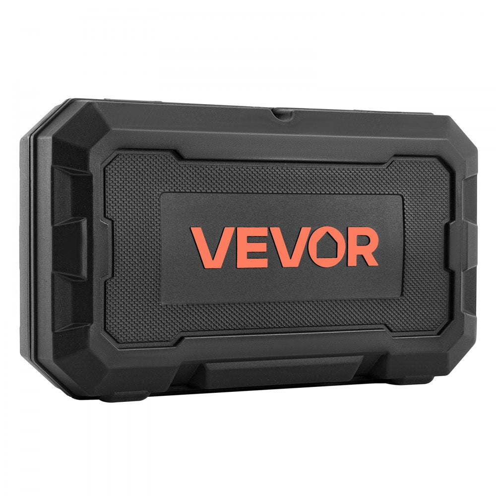 VEVOR Socket Set, 18 Pieces, 1/2 inch Drive Socket Tool Set, Metric Size from 10 to 27 mm, Mechanic Tool Kit with Storage Case, Clear Markings, Chrome Plated CR-V Alloy Steel, for Automotive Repair