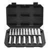 VEVOR Socket Set, 18 Pieces, 1/2 inch Drive Socket Tool Set, Metric Size from 10 to 27 mm, Mechanic Tool Kit with Storage Case, Clear Markings, Chrome Plated CR-V Alloy Steel, for Automotive Repair