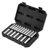 VEVOR Socket Set, 18 Pieces, 1/2 inch Drive Socket Tool Set, Metric Size from 10 to 27 mm, Mechanic Tool Kit with Storage Case, Clear Markings, Chrome Plated CR-V Alloy Steel, for Automotive Repair