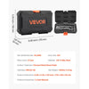 VEVOR Socket Set, 27 Pieces, 1/4 inch Drive Socket and Ratchet Set, SAE and Metric, Mechanic Tool Kit with Ratchet Wrench, Extension Bar and Storage Case, CR-V Alloy Steel, for Automotive Repair