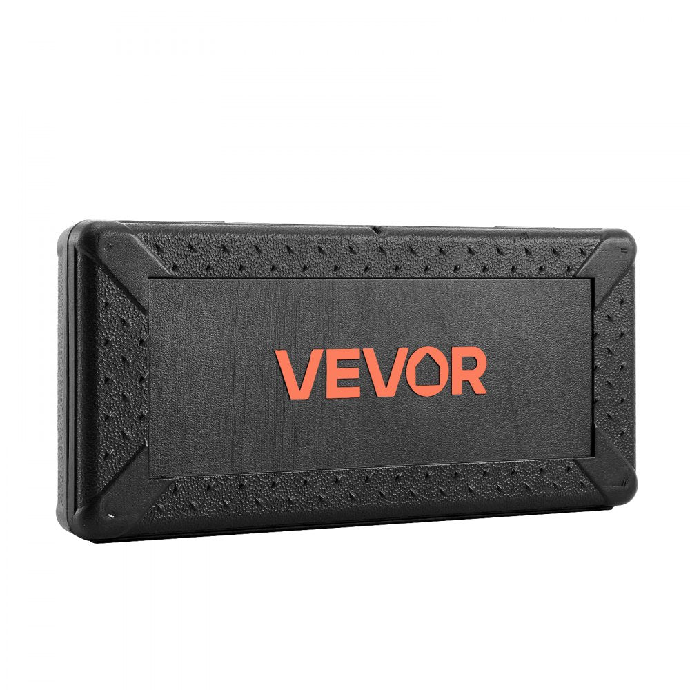VEVOR Socket Set, 39 Pieces, 3/8 & 1/4 inch Drive Socket and Ratchet Set, SAE and Metric Size, Mechanic Tool Kit with Ratchet Wrench, Accessories, Storage Case, CR-V Alloy Steel, for Automotive Repair