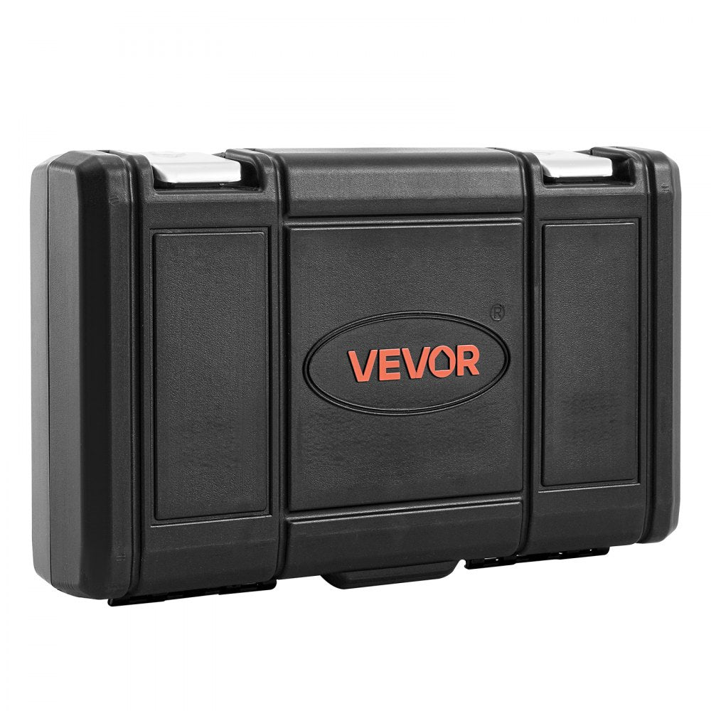 VEVOR Socket Set, 44 Pieces, 3/8 inch Drive Socket and Ratchet Set, SAE and Metric, Deep and Shallow, Mechanic Tool Kit with Accessories and Storage Case, CR-V Alloy Steel, for Automotive Repair