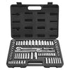 VEVOR Socket Set, 69 Pieces, 3/8 & 1/4 inch Drive Socket and Ratchet Set, SAE and Metric, Deep and Standard, Mechanic Tool Kit with Accessories and Storage Case, CR-V Alloy Steel, for Auto Repair