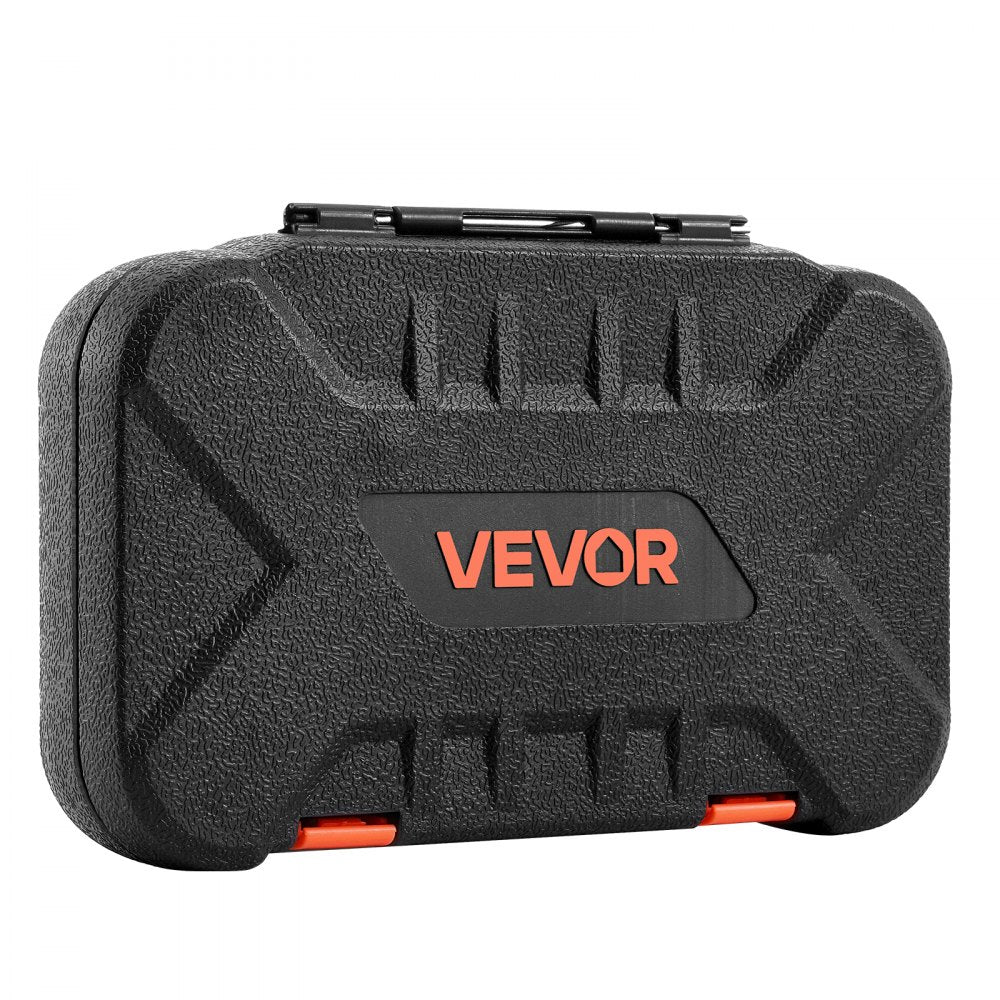 VEVOR Socket Set, 70 Pieces, 1/4 inch Drive Socket and Ratchet Set, SAE and Metric, Deep and Shallow, Mechanic Tool Kit with Bits, Accessories and Storage Case, CR-V Alloy Steel, for Automotive Repair