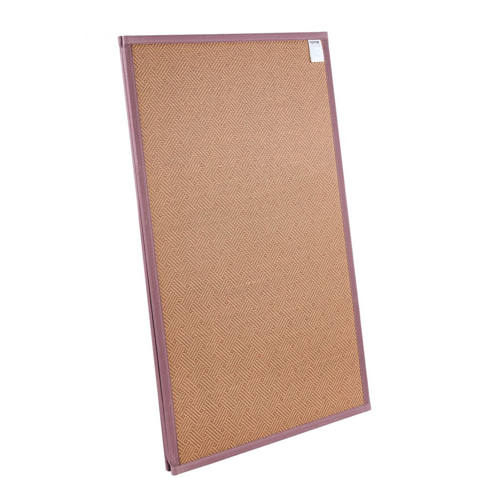 VEVOR Japanese Tatami Mat, 80 x 39 in Foldable Handwoven Natural Rattan Tatami Mat, Non-Slip & Easily Cleaned Japanese Tatami Floor Mat, Summer Breathable Sleeping Mat for Meditation Yoga Relaxation