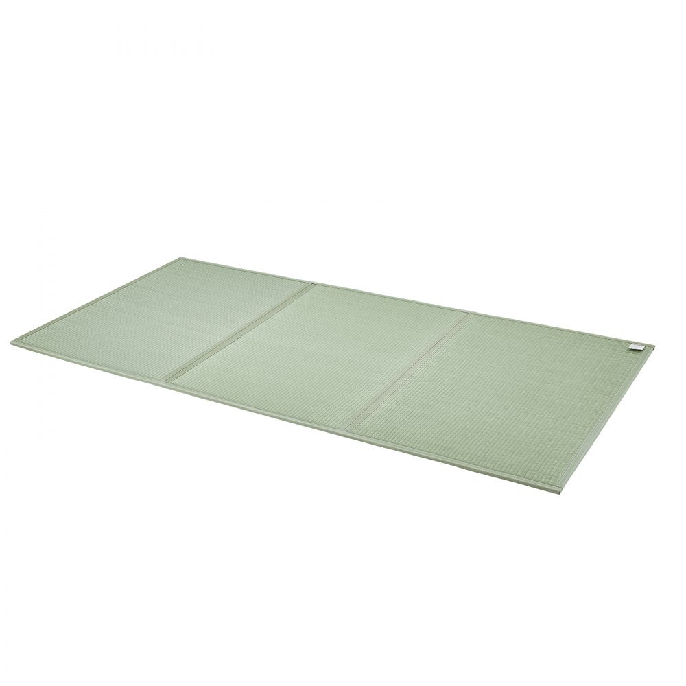 VEVOR Japanese Tatami Mat, Full Size Foldable Japanese Tatami Mattress( Natural Rush Grass), Japanese Floor Mattress with Non-Slip Backing & Fresh Scent, Futon Mattress for Sleeping Meditation Yoga