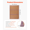 VEVOR Japanese Tatami Mat, 80 x 55 in Foldable Handwoven Natural Rattan Tatami Mat, Non-Slip & Easily Cleaned Japanese Tatami Floor Mat, Summer Breathable Sleeping Mat for Meditation Yoga Relaxation