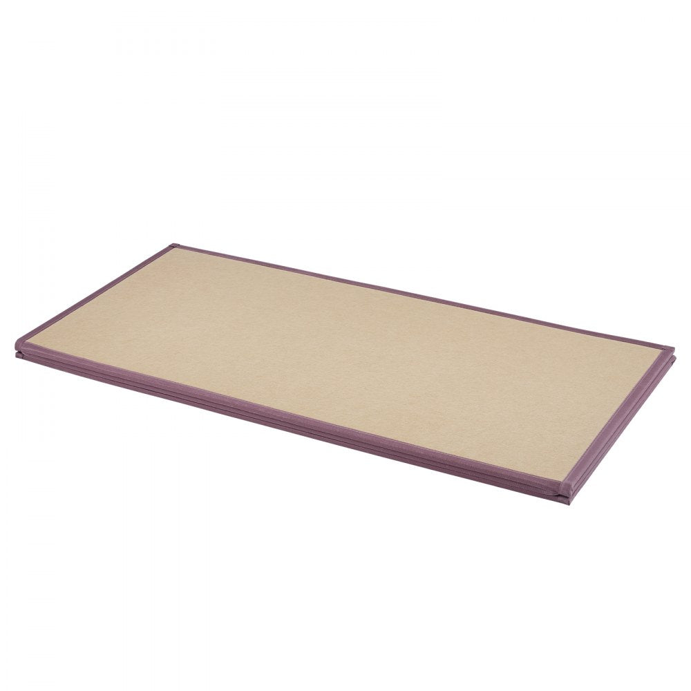 VEVOR Japanese Tatami Mat, 80 x 55 in Foldable Handwoven Natural Rattan Tatami Mat, Non-Slip & Easily Cleaned Japanese Tatami Floor Mat, Summer Breathable Sleeping Mat for Meditation Yoga Relaxation