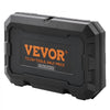 VEVOR Socket Set, 1/4 Inch Drive Socket and Ratchet Set, 6-Point Socket Opening, 54 Pieces Tool Set SAE and Metric, Deep and Standard Sockets, 5/32-9/16 in, 4-14 mm, with Accessories, Storage Case