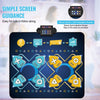 VEVOR Dance Mat, 8-Button Dance Mixer Rhythm Step Play Mat, Electronic Dance Pad with Single/Two Player Modes, Adjustable Volume, Built-in Music, 8 Challenge Levels, Toys Gifts for 3+ Year Old Girls