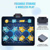 VEVOR Dance Mat, 8-Button Dance Mixer Rhythm Step Play Mat, Electronic Dance Pad with Single/Two Player Modes, Adjustable Volume, Built-in Music, 8 Challenge Levels, Toys Gifts for 3+ Year Old Girls