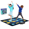 VEVOR Dance Mat, 8-Button Dance Mixer Rhythm Step Play Mat, Electronic Dance Pad with Single/Two Player Modes, Adjustable Volume, Built-in Music, 8 Challenge Levels, Toys Gifts for 3+ Year Old Girls