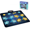 VEVOR Dance Mat, 8-Button Dance Mixer Rhythm Step Play Mat, Electronic Dance Pad with Single/Two Player Modes, Adjustable Volume, Built-in Music, 8 Challenge Levels, Toys Gifts for 3+ Year Old Girls