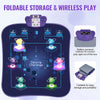 VEVOR Dance Mat, 6-Button Dance Mixer Rhythm Step Play Mat, Electronic Dance Pad with Wireless Bluetooth, LED Lights, 5 Game Modes, Adjustable Volume, Built-in Music, Toys Gifts for 3+ Year Old Girls