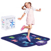 VEVOR Dance Mat, 6-Button Dance Mixer Rhythm Step Play Mat, Electronic Dance Pad with Wireless Bluetooth, LED Lights, 5 Game Modes, Adjustable Volume, Built-in Music, Toys Gifts for 3+ Year Old Girls