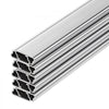 VEVOR Greenhouse Spring Wire and Lock Channel, 10 Packs 6.56 ft PVC-Coated Wiggle Wire & Aluminum Alloy Channel Bundle Kit with Included Screws, 0.05 in Thickened, Poly Film & Shade Cloth Attachments