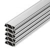 VEVOR Greenhouse Spring Wire and Lock Channel, 10 Packs 6.56 ft PVC-Coated Wiggle Wire & Aluminum Alloy Channel Bundle Kit with Included Screws, 0.05 in Thickened, Poly Film & Shade Cloth Attachments