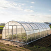 VEVOR Greenhouse Spring Wire and Lock Channel, 20 Packs 6.56 ft PVC-Coated Wiggle Wire & Aluminum Alloy Channel Bundle Kit with Included Screws, 0.05 in Thickened, Poly Film & Shade Cloth Attachments