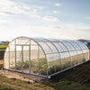 VEVOR Greenhouse Spring Wire and Lock Channel, 30 Packs 6.56 ft PVC-Coated Wiggle Wire & Aluminum Alloy Channel Bundle Kit with Included Screws, 0.05 in Thickened, Poly Film & Shade Cloth Attachments