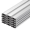 VEVOR Greenhouse Spring Wire and Lock Channel, 30 Packs 6.56 ft PVC-Coated Wiggle Wire & Aluminum Alloy Channel Bundle Kit with Included Screws, 0.05 in Thickened, Poly Film & Shade Cloth Attachments