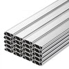 VEVOR Greenhouse Spring Wire and Lock Channel, 40 Packs 6.56 ft PVC-Coated Wiggle Wire & Aluminum Alloy Channel Bundle Kit with Included Screws, 0.05 in Thickened, Poly Film & Shade Cloth Attachments