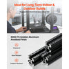 VEVOR 10PCS 2020 Aluminum Extrusion Profile, 23.62 Inch 600 mm, T Slot European Standard Anodized Linear Rail, High-Strength Extruded Aluminum Rail, for 3D Printer Parts and CNC DIY Workbench, Black