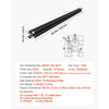 VEVOR 10PCS 2020 Aluminum Extrusion Profile, 48 Inch 1220 mm, T Slot European Standard Anodized Linear Rail, High-Strength Extruded Aluminum Rail, for 3D Printer Parts and CNC DIY Workbench, Black