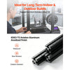 VEVOR 6PCS 3030 Aluminum Extrusion Profile, 78.74 Inch 2000 mm, T Slot European Standard Anodized Linear Rail, High-Strength Extruded Aluminum Rail, for 3D Printer Parts and CNC DIY Workbench, Black