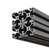 VEVOR 4PCS 4040 Aluminum Extrusion Profile, 15.75 Inch 400 mm, T Slot European Standard Anodized Linear Rail, High-Strength Extruded Aluminum Rail, for 3D Printer Parts and CNC DIY Workbench, Black