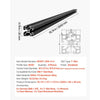 VEVOR 4PCS 4040 Aluminum Extrusion Profile, 78.74 Inch 2000 mm, T Slot European Standard Anodized Linear Rail, High-Strength Extruded Aluminum Rail, for 3D Printer Parts and CNC DIY Workbench, Black
