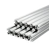 VEVOR 10PCS 2020 Aluminum Extrusion Profile, 48 Inch 1220 mm, T Slot European Standard Anodized Linear Rail, High-Strength Extruded Aluminum Rail, for 3D Printer Parts and CNC DIY Workbench, Silver