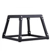 VEVOR Plyometric Jump Box, 12 Inch Plyo Box, Steel Plyometric Platform and Jumping Agility Box, Anti-Slip Fitness Exercise Step Up Box for Home Gym Training, Conditioning Strength Training, Black