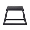 VEVOR Plyometric Jump Box, 12 Inch Plyo Box, Steel Plyometric Platform and Jumping Agility Box, Anti-Slip Fitness Exercise Step Up Box for Home Gym Training, Conditioning Strength Training, Black