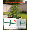 VEVOR Cucumber Trellis 4 Pack, A-Frame Garden Trellises for Raised Bed, Metal Rustproof Coating Plant Support for Vine, Climbing Plants, Peas, Beans, Zucchini, Tomato, Flower (46.06 x 16.93 in x 4PCS)