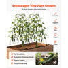 VEVOR Cucumber Trellis 4 Pack, A-Frame Garden Trellises for Raised Bed, Metal Rustproof Coating Plant Support for Vine, Climbing Plants, Peas, Beans, Zucchini, Tomato, Flower (46.06 x 18.11 in x 4PCS)