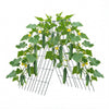 VEVOR Cucumber Trellis 4 Pack, A-Frame Garden Trellises for Raised Bed, Metal Rustproof Coating Plant Support for Vine, Climbing Plants, Peas, Beans, Zucchini, Tomato, Flower (38.98 x 15.75 in x 4PCS)