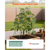 VEVOR Cucumber Trellis 4 Pack, A-Frame Garden Trellises for Raised Bed, Metal Rustproof Coating Plant Support for Vine, Climbing Plants, Peas, Beans, Zucchini, Tomato, Flower (35.43 x 27.56 in x 4PCS)