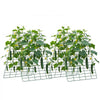 VEVOR Cucumber Trellis 4 Pack, A-Frame Garden Trellises for Raised Bed, Metal Rustproof Coating Plant Support for Vine, Climbing Plants, Peas, Beans, Zucchini, Tomato, Flower (35.43 x 27.56 in x 4PCS)