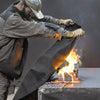 VEVOR Carbon Felt Welding Blanket 4 Pack, 37" x 36" Flame Retardant Welding Blanket, Up To 1800°F Heat Resistant Blanket Set, Cuttable Carbon Fiber Fire Retardant Insulation Welding Mat Pad