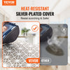 VEVOR Ironing Board with Large 51 x 13 Ironing Surface, Thickened 4 Layers Iron Board with Heat Resistant Cover and 100% Cotton Cover, 7 Adjustable Heights Ironing Board for Home Laundry Room Use