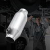 VEVOR Universal Catalytic Converter, 2.5 Inch Inlet/Outlet, 2 Pack High Flow Car Catalytic Converter with O2 Port, Direct Replacement, Stainless Steel Material, for Quick Exhaust Gas Purification